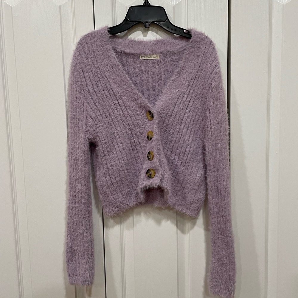 Soft lavender sweater